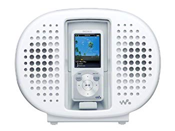 [Used] (Unused/Unopened) dock speaker waterproof for SONY Walkman White RDP-NWR100/W