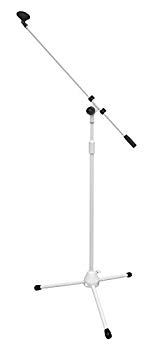 [Used] KC Boom Mike Stand Straight Type MBCS/WH White (with soft case, with microphone holder)