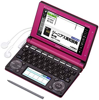 [Used] Casio Electronic Dictionary Exword High School Student Model XD-D4800MP Mazenta Pink