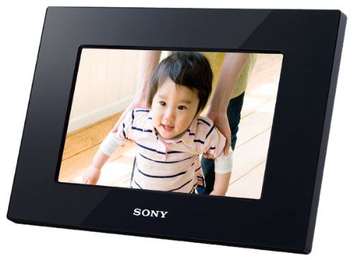 [New] Sony Sony Digital Photo Frame S-Frame D710 7.0 type Built-in memory 128MB Black DPF-D710/B