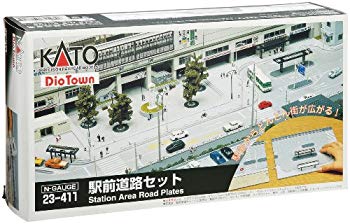 [Used] (Unused / Unopened) KATO N Gauge Station Road Set 23-411 Railway model supplies