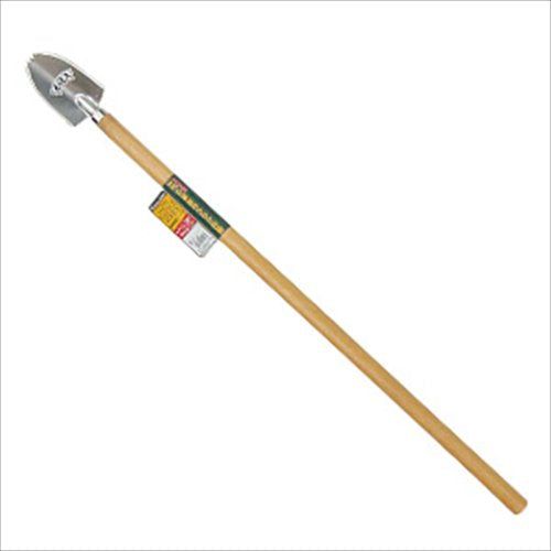 [New] Gardenhelper Stainless steel wood pattern long grass trowel A-103