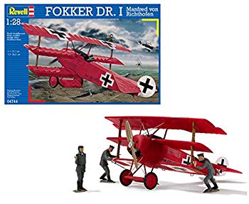 [Used] German level 1/28 Focker Dr.1 04744 Plastic model