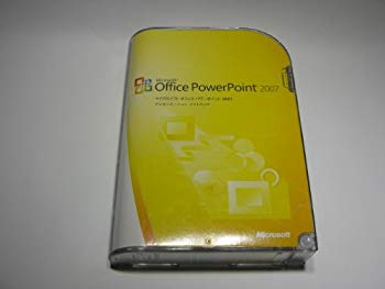 【中古】【旧商品/メーカー出荷終了/サポート終了】Microsoft  Office PowerPoint 2007