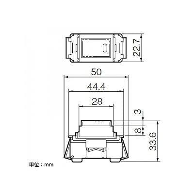 [New] Panasonic (Panasonic) Full -color embedded Hotaru Push button B Kinkiri WN5451