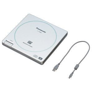 [Used] (Unused / Unopened) Panasonic Portable DVD-SUPERMULTI Drive (external, USB2.0) LF-P968C