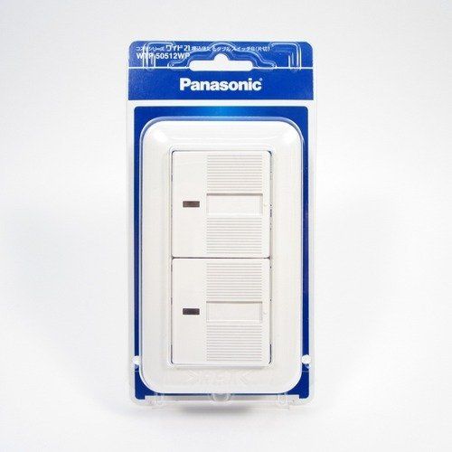 [New] Panasonic (Panasonic) Cosmo Wide 21 Embedded Hotaru Double Switch B WTP50512WP