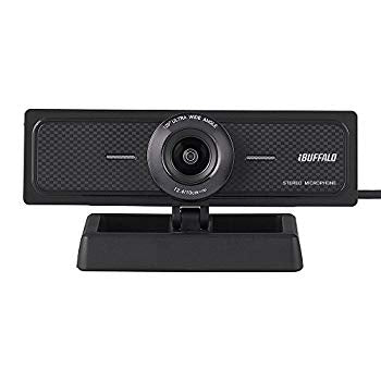 [Used] (Unused / Unopened) IBUFFALO Mike built -in 2 million pixel WEB camera 120 ° Wide -angle glass lens model BSW20km11BK