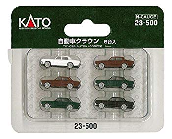 【中古】(未使用･未開封品)　KATO Nゲージ 自動車クラウン 6台入 23-500 鉄道模型用品