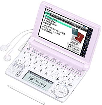 [Used] (Unused/Unopened) CASIO EX-WORD Electronic Dictionary XD-A3800PK Pink Junior High School Study Model Twin Touch Panel Supports 130 Content Japanese Literature 300 works/100 World Literature Recorded
