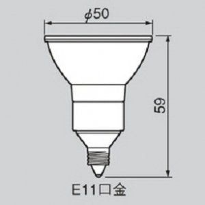 [New] Toshiba Neohal Beam High color temperature 60W medium angle JDR110V60WH/K5m