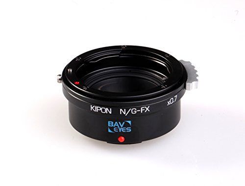 [New] KIPON BAVEYES Focal Redduer Mount Adapter Fuji Film X Mount (Nikon F Mount/G Series Lens) BAVEYES N/G-FX 0.7X