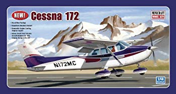 [Used] (Unused/Unopened) 1/48 Cessna 172 wheel type plastic model