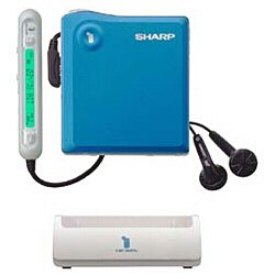 [Used] (Unused / Unopened) SHARP 1 Bit Portable MD player MD-DS33-A (blue)