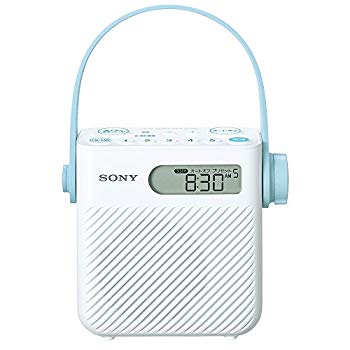 【中古】(未使用･未開封品)　ソニー SONY シャワーラジオ FM/AM/ワイドFM対応 防滴仕様 ICF-S80