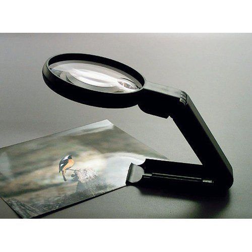 [New] TSK handheld loupe magnification 2 times lens diameter 87mm 4 times with sable light in Japan TS-1