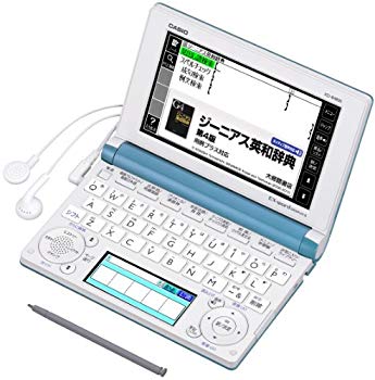 【中古】CASIO Ex-word 電子辞書 高校生学習モデル ターコイズブルー 130コンテンツ・1000文学作品・クラシック1000フレーズ収録 ツインカラー液晶 EX-VO