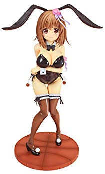 【中古】ロウきゅーぶ!SS 香椎愛莉 ~黒うさぎさんVer.~ 1/7スケール PVC製 塗装済み 完成品 フィギュア