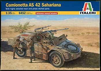 [Used] (unused, unopened goods) Tamiya Italeri 6452 1/35 Italy Camionetta AS42 Sahariana plastic model