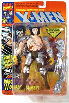 【中古】(未使用･未開封品)　X-Men Robot Wolverine (Albert) with Robotic Arm Weapons 6th Edition Action Figure