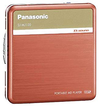 【中古】(未使用･未開封品)　パナソニック ポータブルMDプレーヤー オレンジ D‐SOUND SJ-MJ100-D