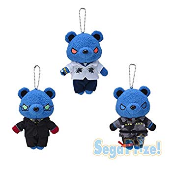 [Used] Hypnosis Mike -Division Rap Battle -Kuma / Gurumi Plush "MAD TRIGGER CREW" All 3 types of sets