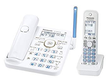 【中古】(未使用･未開封品)　パナソニック RU・RU・RU デジタルコードレス電話機 子機1台付き 1.9GHz DECT準拠方式 ホワイト VE-GD53DL-W
