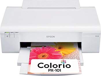 [Used] Old model Epson Colorio Inkjet printer PX-101 4 Color Facial Wear Ink