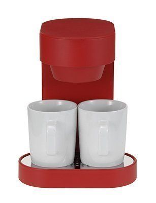 [New] ± 0 COFFEE MAKER 2CUP Plus Mainas Zero Coffee Maker 2 Cup [Red/XKC-V110 (R)]