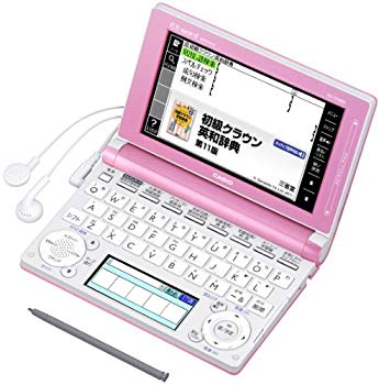 [Used] Casio Electronic Dictionary Exward Junior High School Student Model XD-D3800PK Light Pink