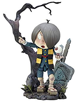 [Used] Takaya -style figurine Gegege Gegege Kitaro 3D picture scroll Kitaro All height 95mm PVC & ABS Painted Movable Figure