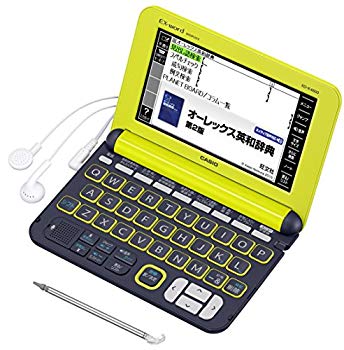 [Used] Casio Electronic Dictionary Exword High School Student Model XD-K4800YW Yellow