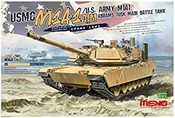 [Used] Mont Model 1/35 US Army America Main Tank M1A1 AIM/TUSK Abrams Plastic Model MTS032