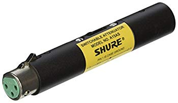 [Used] (Unused / Unopened) SHURE Mike Attenator A15AS