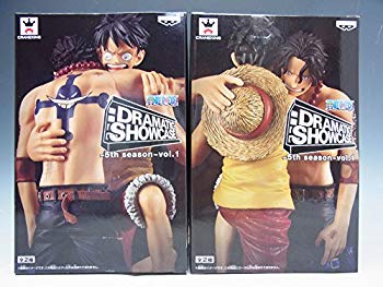 [Used] (Unused / Unopened) DRAMATIC SHOWCASE -5th Season- vol.1 One Piece 2 types set of figures