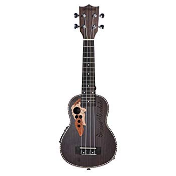 [Used] (Unused / Unopened) Ammoon Ukulele Soprano Courele Tick Ukulele Spruce Built -in EQ Pickup 21 inch