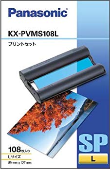 【中古】(未使用･未開封品)　パナソニック Lサイズプリントセット増量パック108枚入り KX-PVMS108L