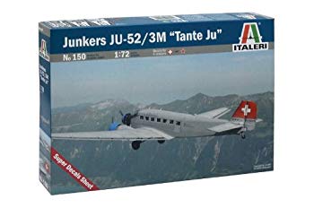 [Used] (Unused/Unopened) Tamiya Italeri 150 1/72 Yunkuras JU52 Plastic model