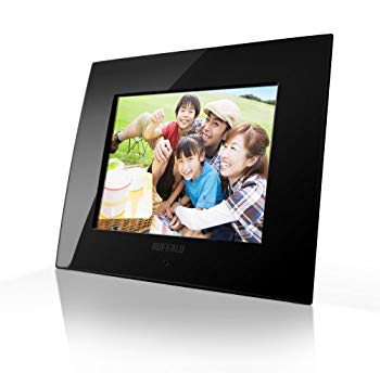 [Used] BUFFALO 8-inch LCD equipped wireless LAN compatible digital photo frame PF-50WG/BK