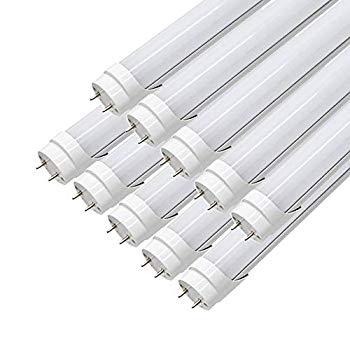 【中古】led 蛍光灯 40W形 直管 昼光色 120cm 2300LM グロー式工事不要 買い換え 節電 工場照明 PL保険済 10本入