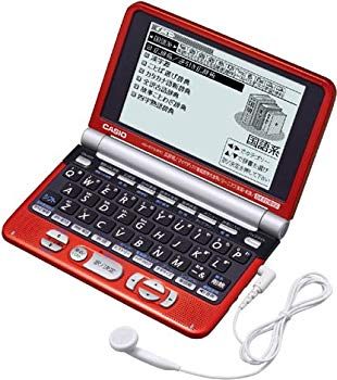 [Used] (Unused/Unopened) CASIO Electronic Dictionary EX-WORD XD-ST6300RD Red (100 Content Dictionary Model 6 Language TTS/English Native Double Voice Compatible Calculated Backlight