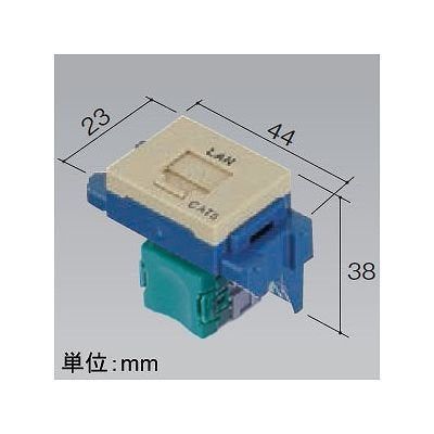 [New] PANASONIC Series Information Modular Jack CAT5E embedded NR3160G