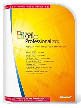 [Used] (Unused/Unopened) [Old product/manufacturer shipment end/support end] Microsoft Office 2007 Professional Academic