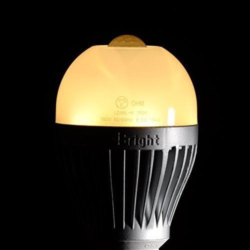 [New] LED bulb with light and dark and human sensor E26/6.3W 180 seconds Lighting bulb color [LDA6L-H 3R20] LDA6L-H 3R20