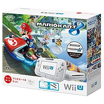 【中古】(未使用･未開封品)　Wii U マリオカート8 セット シロ【メーカー生産終了】