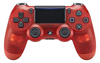 【中古】(未使用･未開封品)　ワイヤレスコントローラー (DUALSHOCK 4) レッド・クリスタル