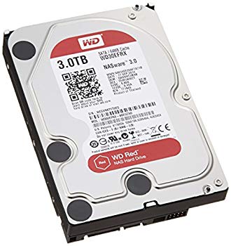 【中古】【国内正規代理店品】Western Digital WD Red 内蔵HDD 3.5インチ NAS 用 3TB SATA 3.0(SATA 6Gb/s) WD30EFRX