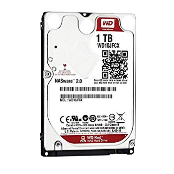 [Used] [Domestic regular agency] Western Digital WD RED Built -in HDD 2.5 inch NAS 1TB SATA 3.0 (SATA 6GB/S) WD10JFCX