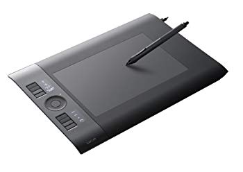 【中古】(未使用･未開封品)　Wacom プロフェッショナルペンタブレット Mサイズ Photoshop Elements&Painter Essentials付属 Intuos4 PTK-640/K2
