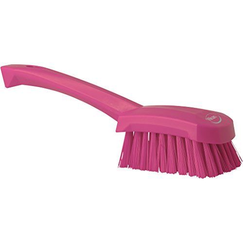 [New] VIKAN (Vikan) Brush with handle 4192 Hard type Pink JBLR506